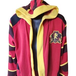 Harry Potter Gryffindor Robe Hoodie Small Medium Cosplay Wizard Cape Loungewear